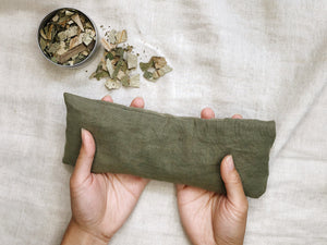 Refillable Handmade Herbs Eye Pillow - Relieve anxiety and fatigue