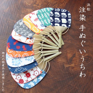 Towel cloth fan made in Japan