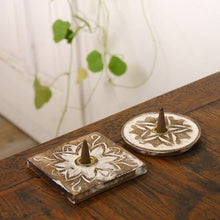 Load image into Gallery viewer, Wood Incense stand