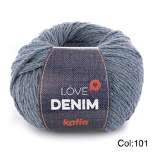 Load image into Gallery viewer, Katia Hand Knitting Yarn - LOVE DENIM 100g