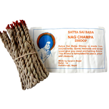 Load image into Gallery viewer, Tibetan Incense SAI BABA NAG CHAMPA DHOOP ROPE