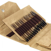Load image into Gallery viewer, LYKKE KNITTING NEEDLE SET 5&quot;- UMBER