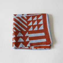 Load image into Gallery viewer, Blockprint Handkerchief Red