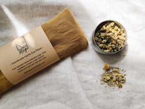 Refillable Handmade Herbs Eye Pillow - Relieve pressure and pain