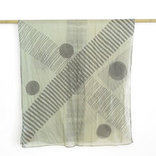 Load image into Gallery viewer, Stripe Dot Thin Stole - Large