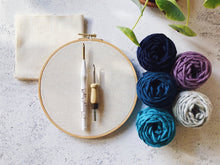 Load image into Gallery viewer, Adjustable punch needle start kit - Amethyst