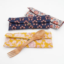 Load image into Gallery viewer, Neem Wood Lunch Cutlery (spoon &amp; fork)
