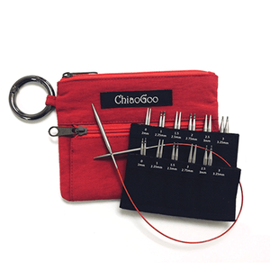 ChiaoGoo Twist Shorties Red Mini Interchangeable Set