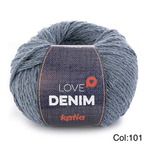 Katia Hand Knitting Yarn - LOVE DENIM 100g