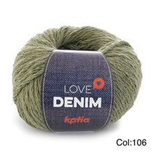 Load image into Gallery viewer, Katia Hand Knitting Yarn - LOVE DENIM 100g