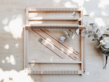 Load image into Gallery viewer, Hand weaving loom kit - Medium (with a PDF weaving for beginners booklet)