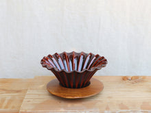 Load image into Gallery viewer, Mino Ware Ceramic Coffee Dripper With Wooden Holder Set