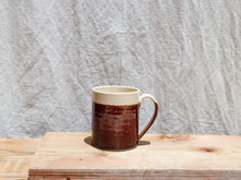 Load image into Gallery viewer, Shigaraki Ware Ceramic Mug Edge Line