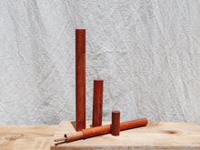 Load image into Gallery viewer, Padauk wooden incense keeper box