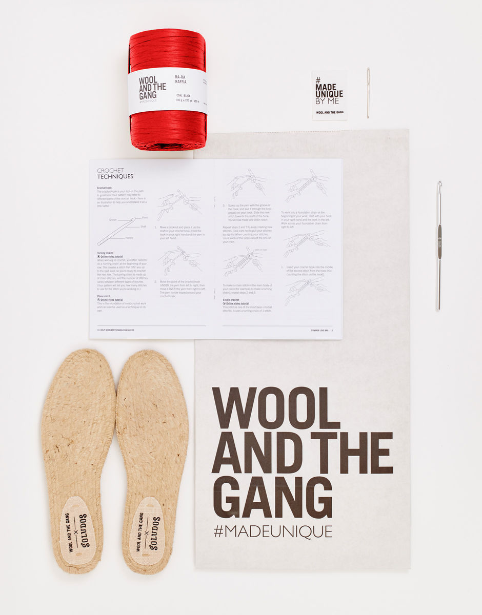 Wool And The Gang X PALOMA ESPADRILLES CROCHET KIT