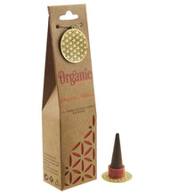 Load image into Gallery viewer, ORGANIC Goodness Incense Cones Set 12 Cones