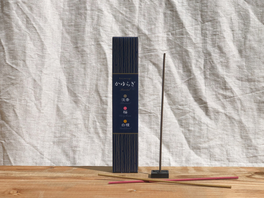 Kayuragi Incense Stick Assort Set / Agilawood ・Sakula ・Sandalwood 45 Sticks